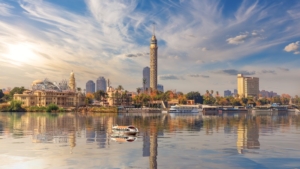 View of Cairo and the Nile