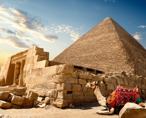the great pyramid of Khufu