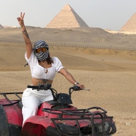 quad biking at giza pyramids