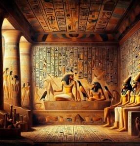 gods in old Egypt 