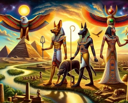 Main gods of Egypt