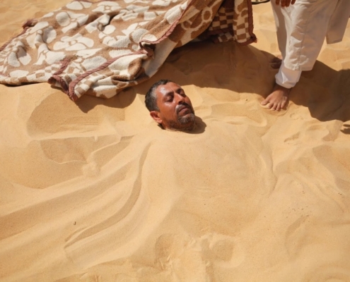 sand bath in siwa