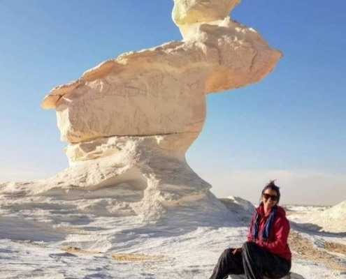 white desert