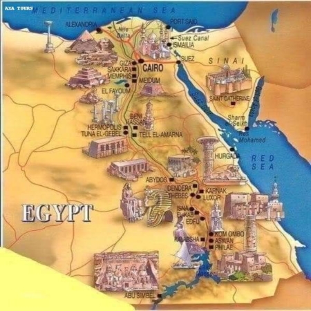 2-week egypt land tour