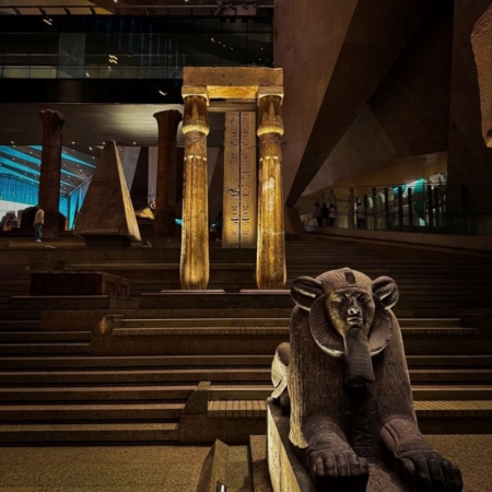 staircase of Grand egyptian museum