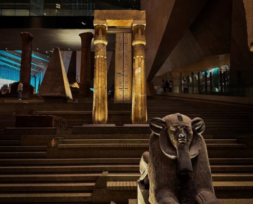 staircase of Grand egyptian museum